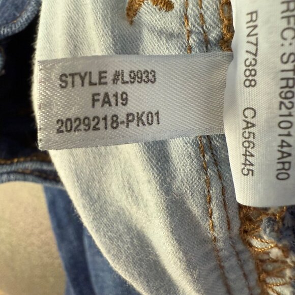 Madewell Womens 9” Mid-Rise Skinny Jeans Size 26 Dark Wash Denim Style L9933 - Picture 9 of 10